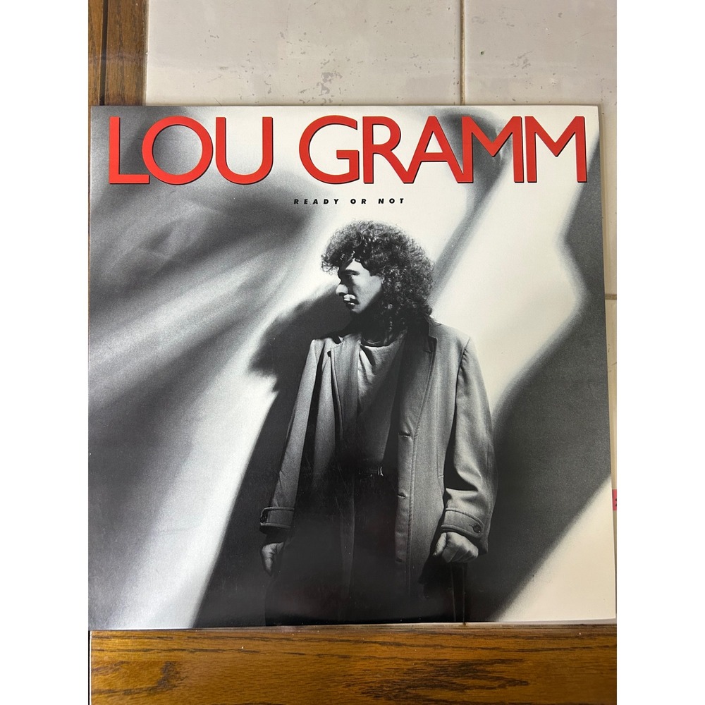 Lou Gramm Ready Or Not Vinyl Record LP 1987 Atlantic 81728-1 Midnight Blue Rock